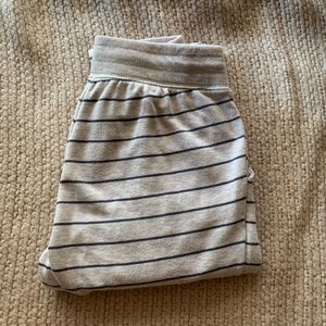 Striped Aerie Cotton Joggers